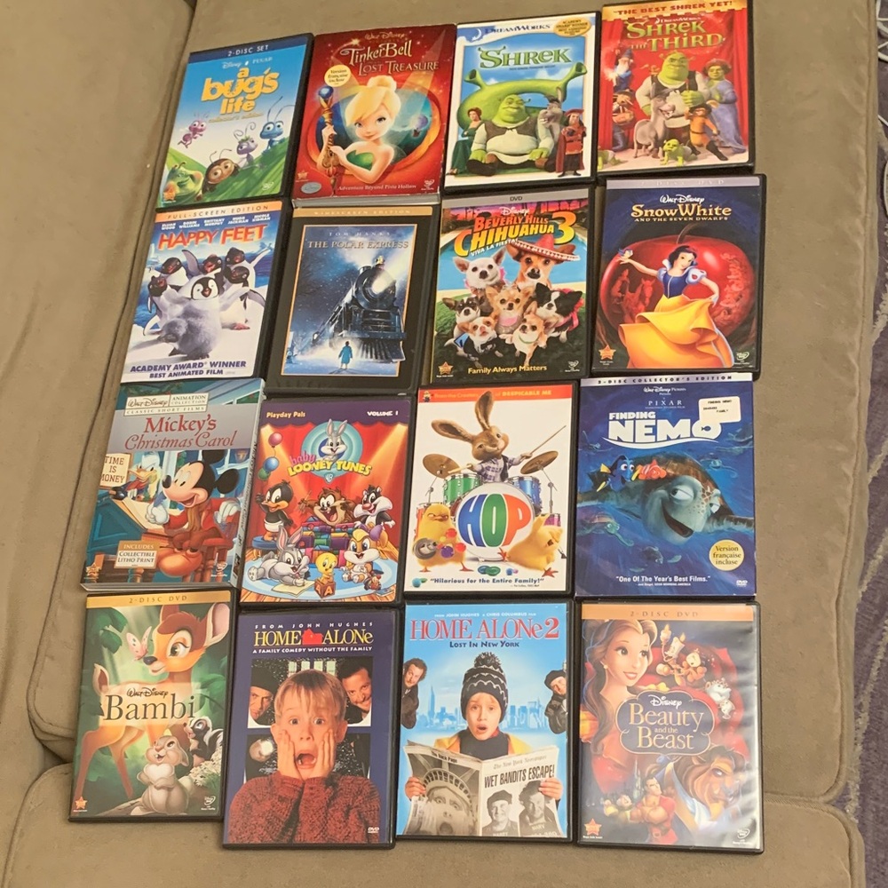 16 Disney dvd movies! Includes sealed, rare + collectors editions